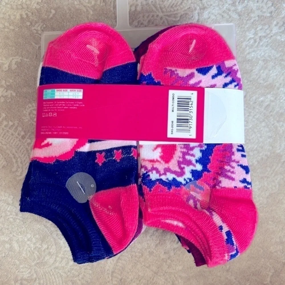 Brand New Charlotte 20-Pair Pack of Girls Socks No Show Ankle Colorful Unicorn